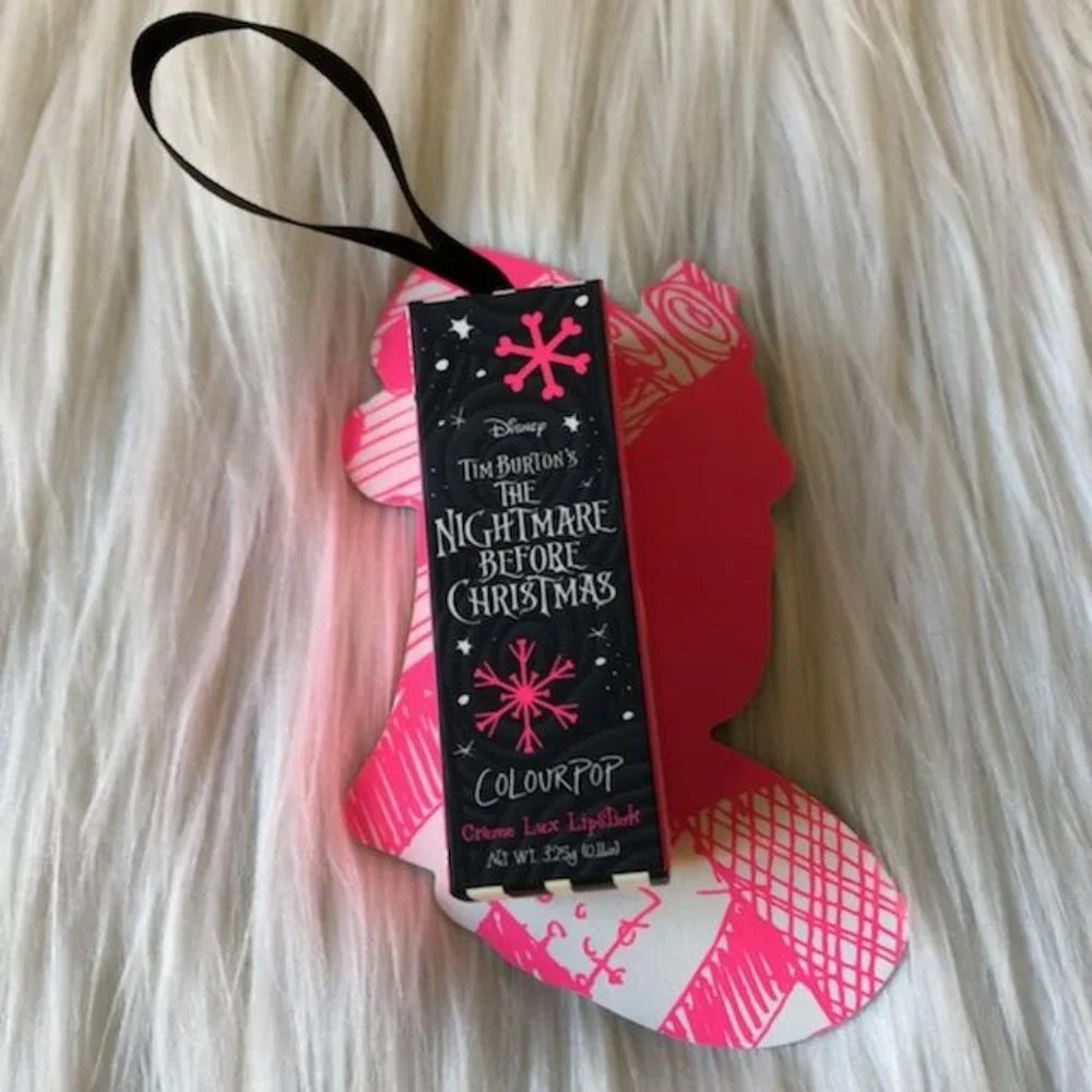 Nightmare Before Christmas x Colourpop Sally Lipstick Ornament